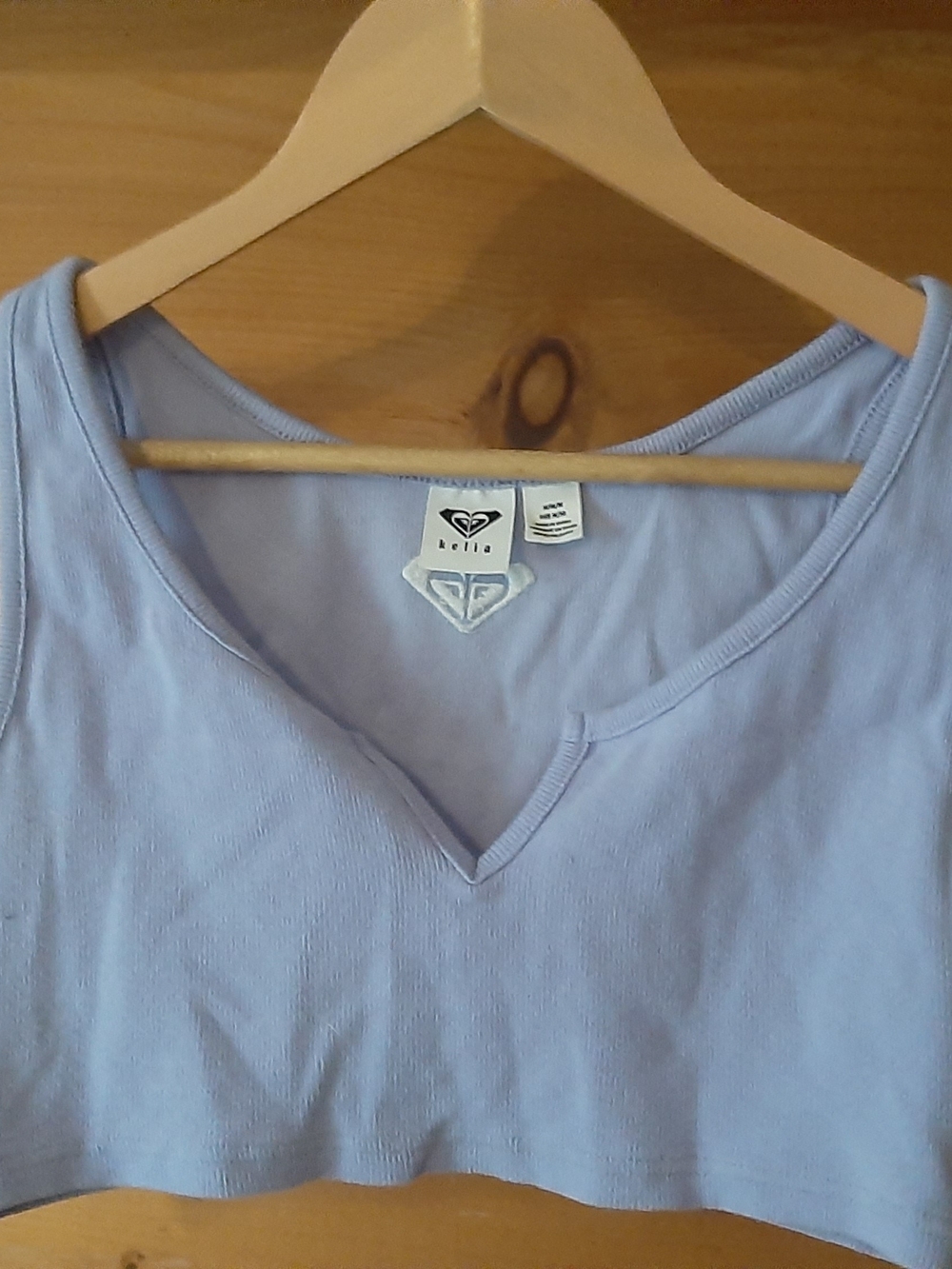 3 × Roxy Ribbed Cropped Tank with Logo Women - Picture 3 of 4